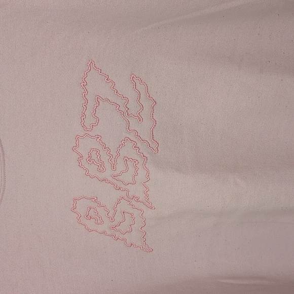 PINK CREW NECK SWEATER SIZE MEDIUM - Picture 2 of 4